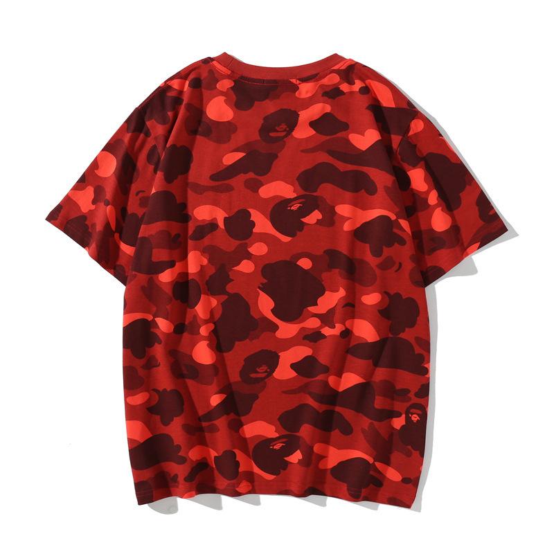 Bathing Ape T-Shirt Summer Camouflage Short Sleeve T-shirt