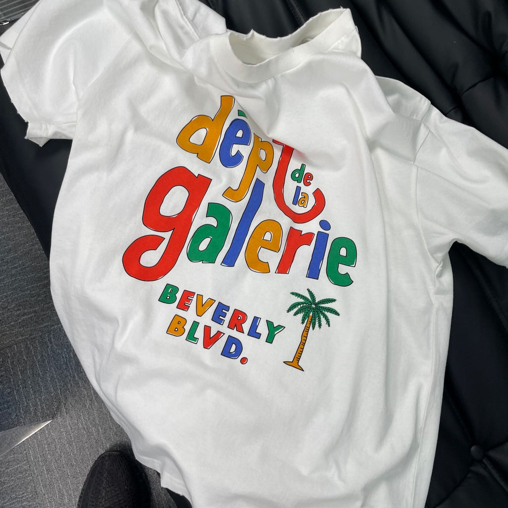 Gallery Dept T-shitrs Summer Short Sleeve plus Size Men and Women Half Sleeve