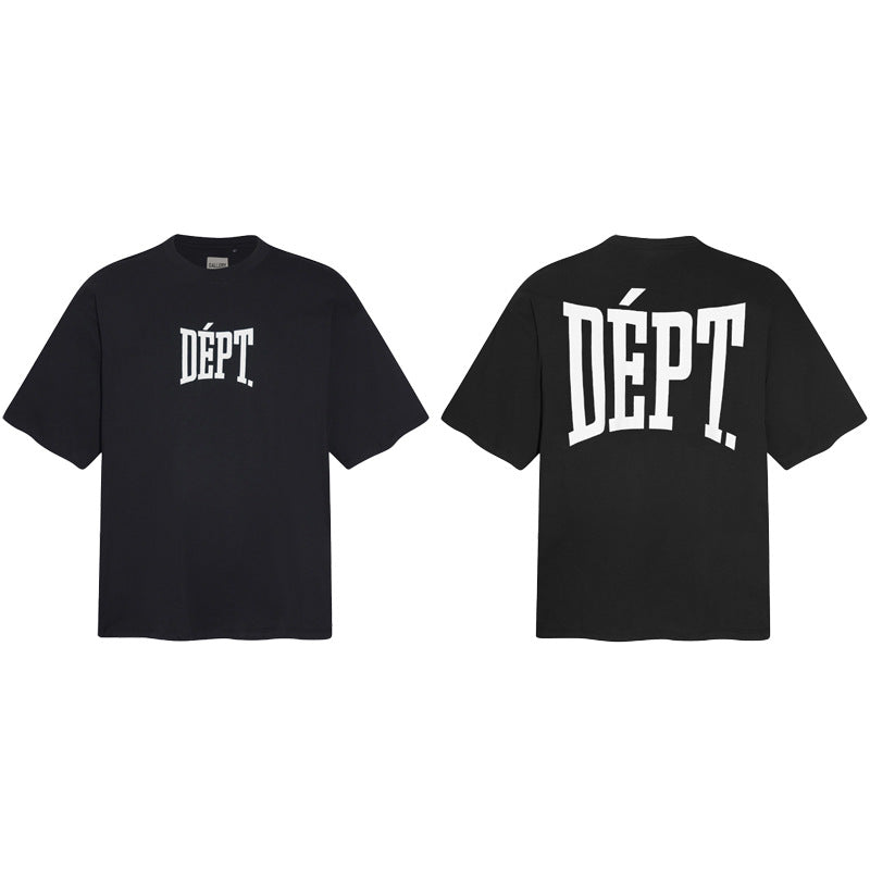 Gallery Dept T-Shirt Micro Label Letter Print Short Sleeve T-Shirt