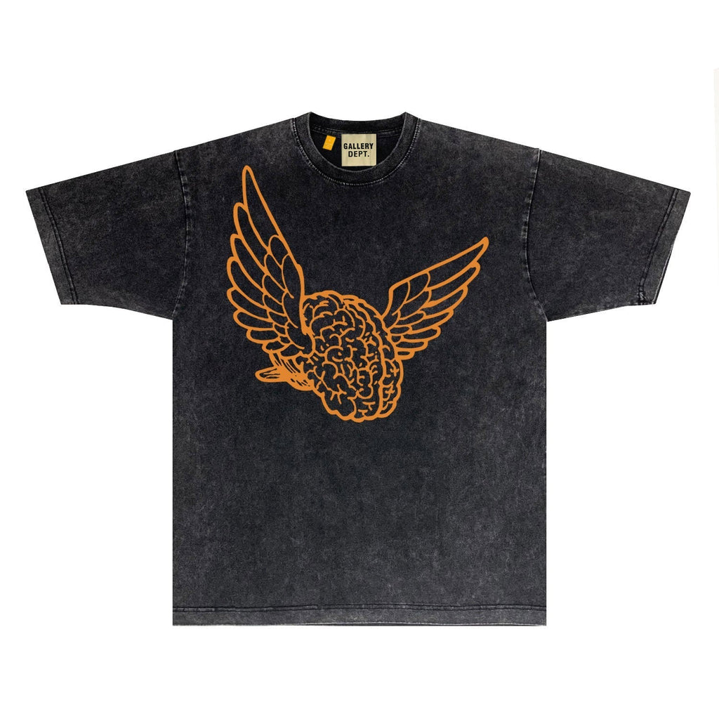 Gallery Dept T Shirts Tee Shirt Washed and Worn Short Sleeve T-shirt Blouse