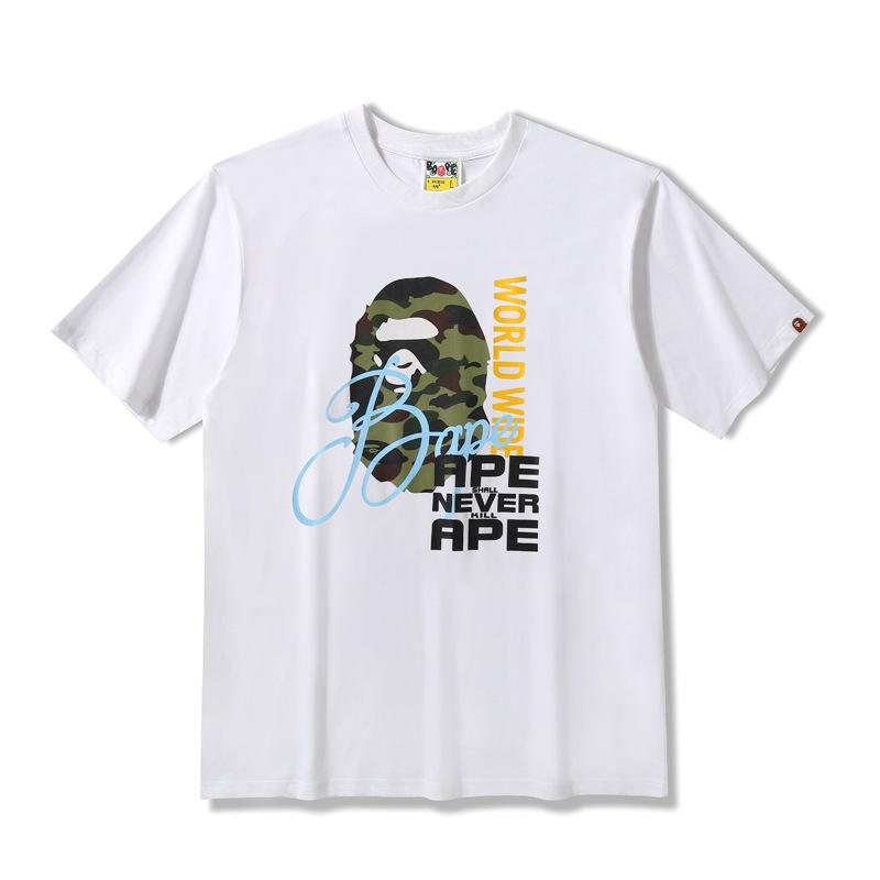 Bathing Ape T-Shirt Summer Plus Size Loose Street Fashion Short Sleeve T-shirt