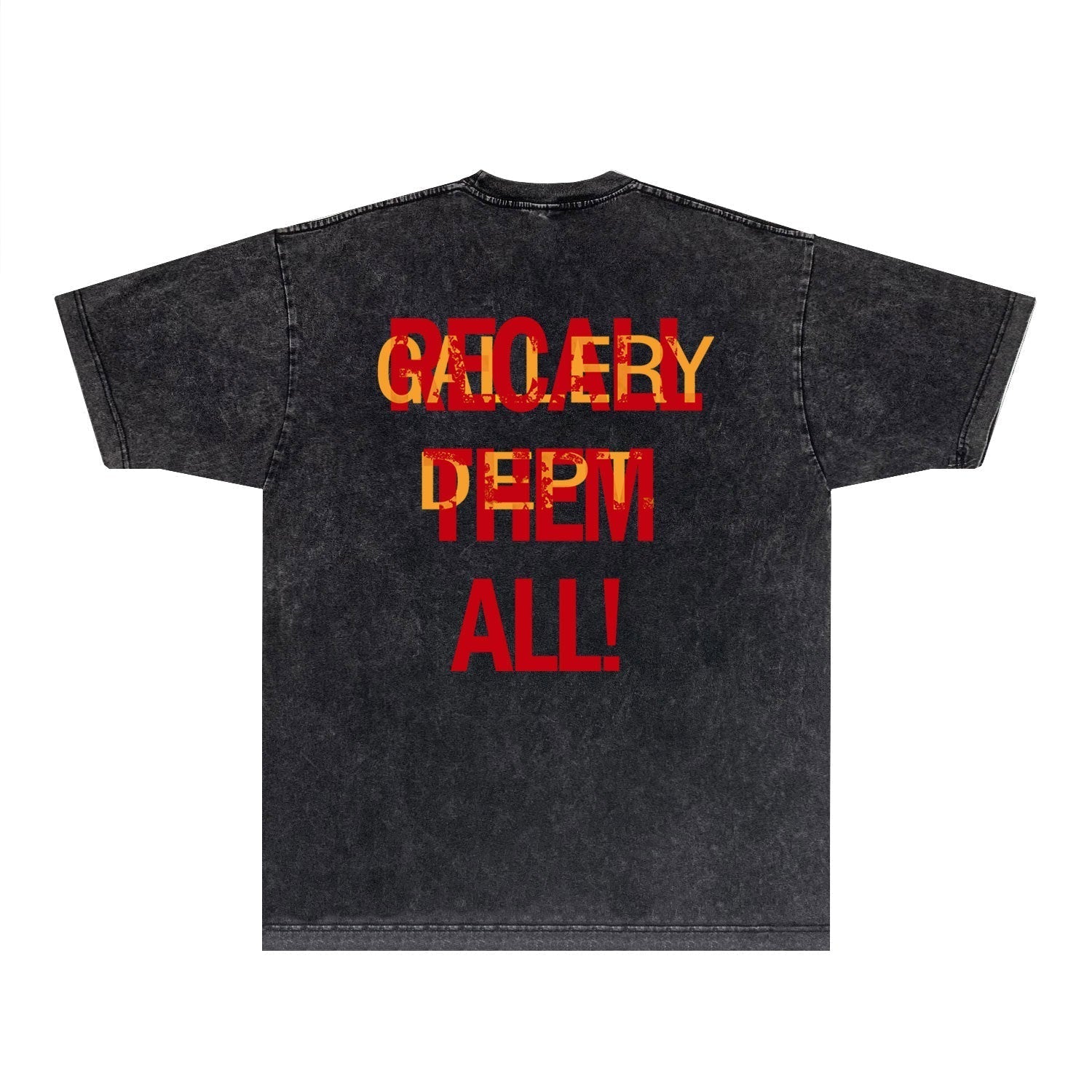 Gallery Dept T Shirts Tee Shirt Washed and Worn Short Sleeve T-shirt Blouse