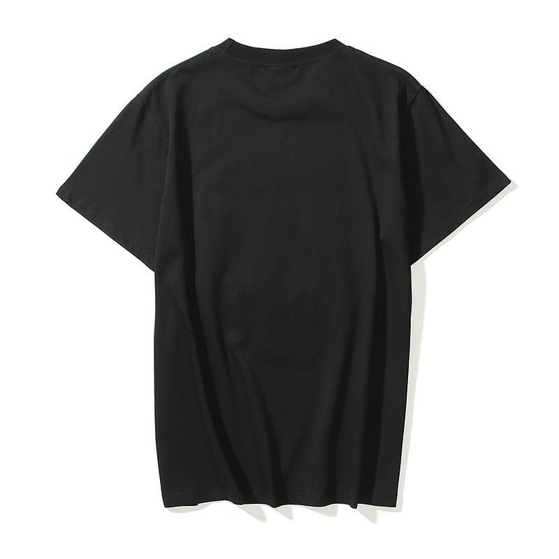 Bathing Ape T-Shirt T-shirt Short Sleeve Black Fashion Loose