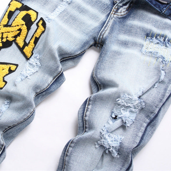 Amiri Jeans Ripped Stretch Jeans