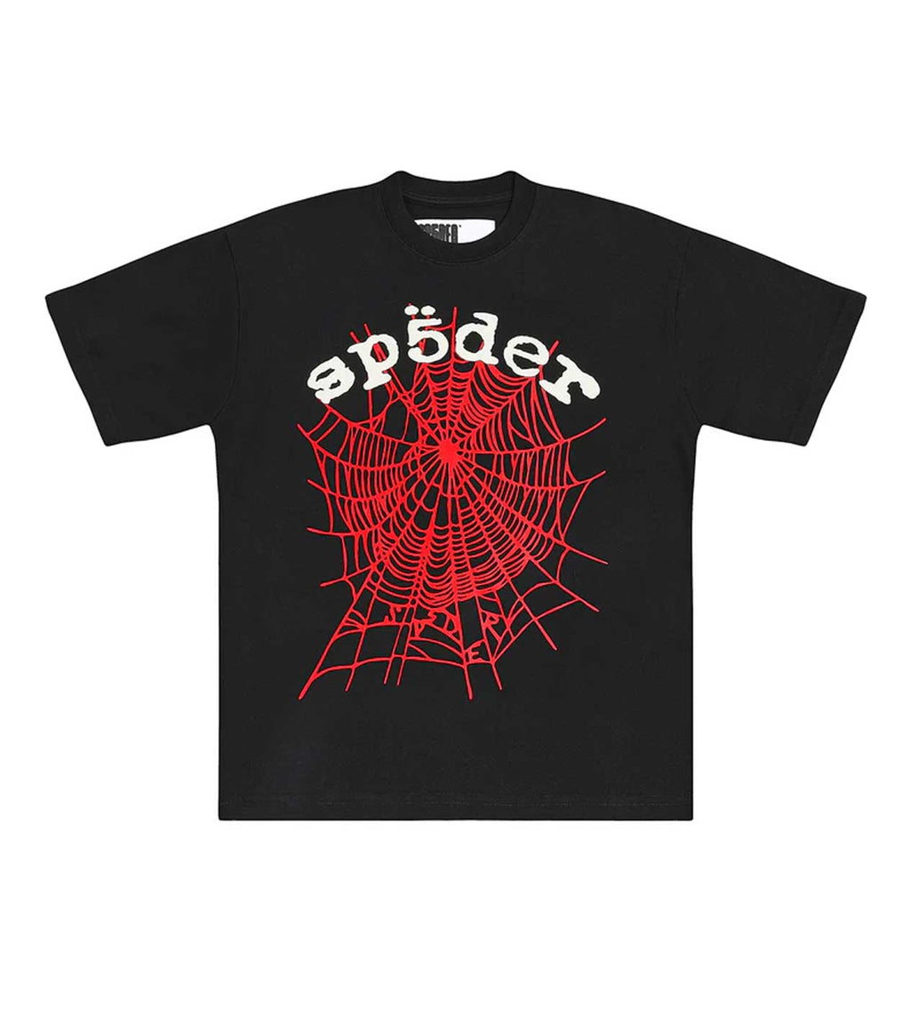 Sp5der OG Logo V2 HW Tee Black