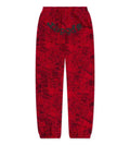 Sp5der OG Tree Camo Sweatpants Red