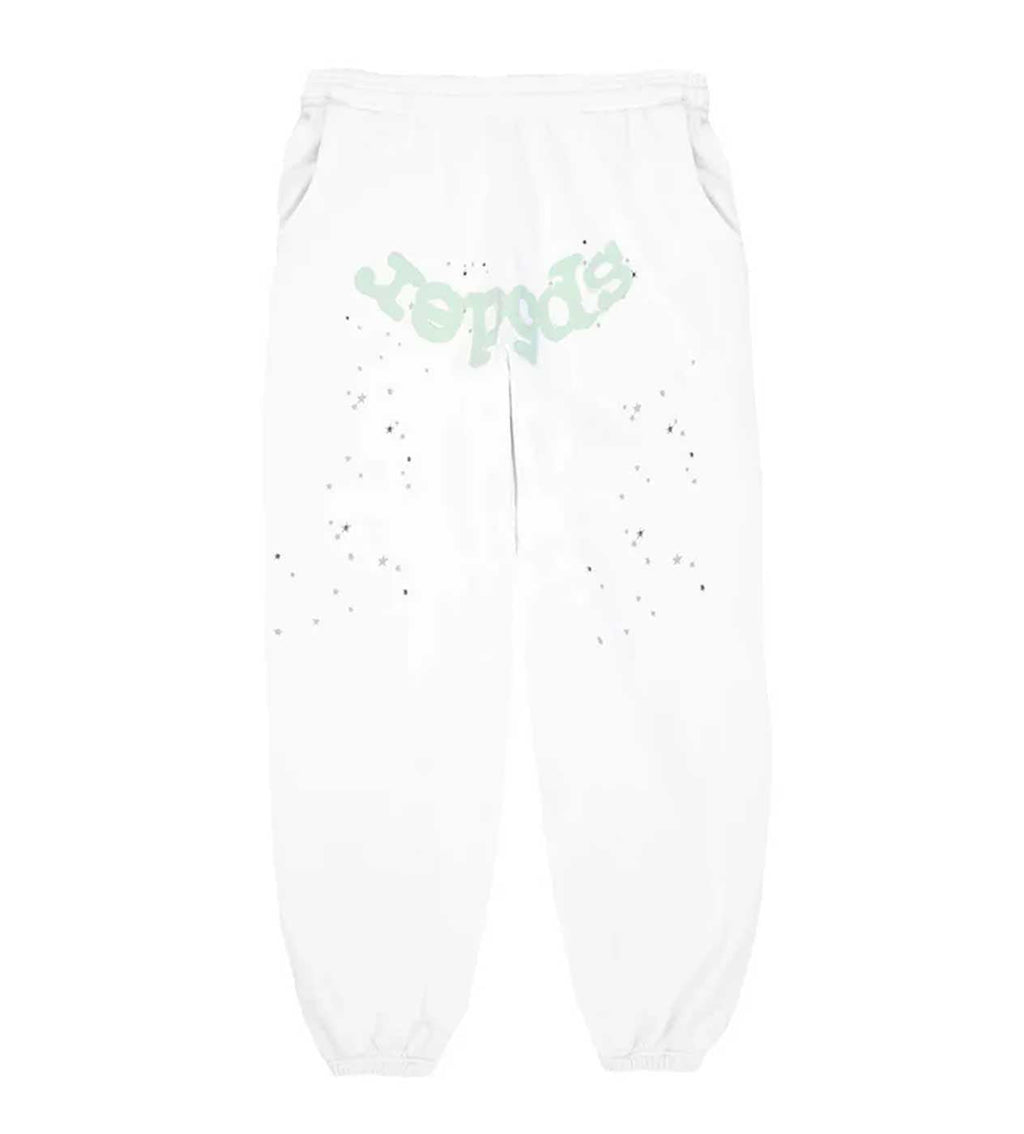 Sp5der OG Web Sweatpants Eggshell