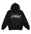 Sp5der P*nk Hoodie Black