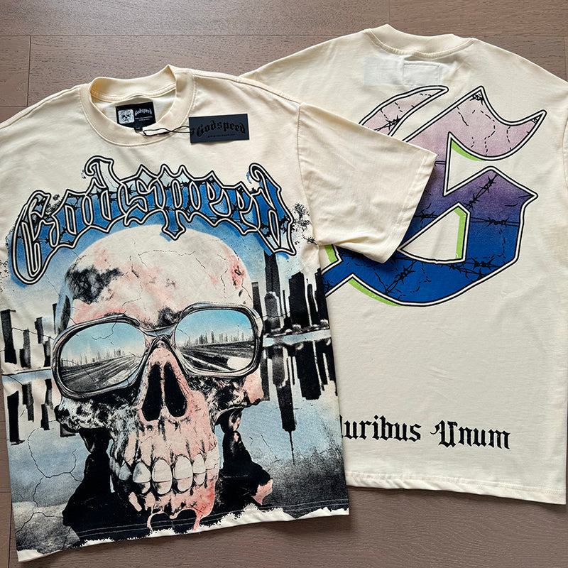 Godspeed T-shirts Retro Fantasy Pattern