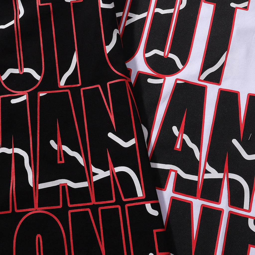 Godspeed T-shirts Skull Astronaut Print Cotton Casual Short Sleeve Men and Women