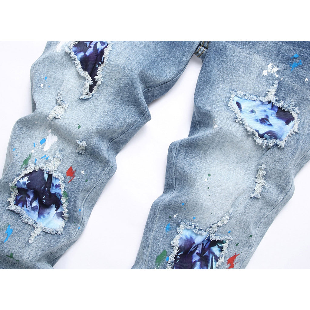 Amiri Jeans Ripped Stretch Jeans