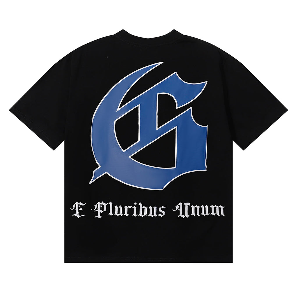 Godspeed T-shirts Urban Skateboard Skull Junior Print Cotton Casual Short Sleeve Men and Women