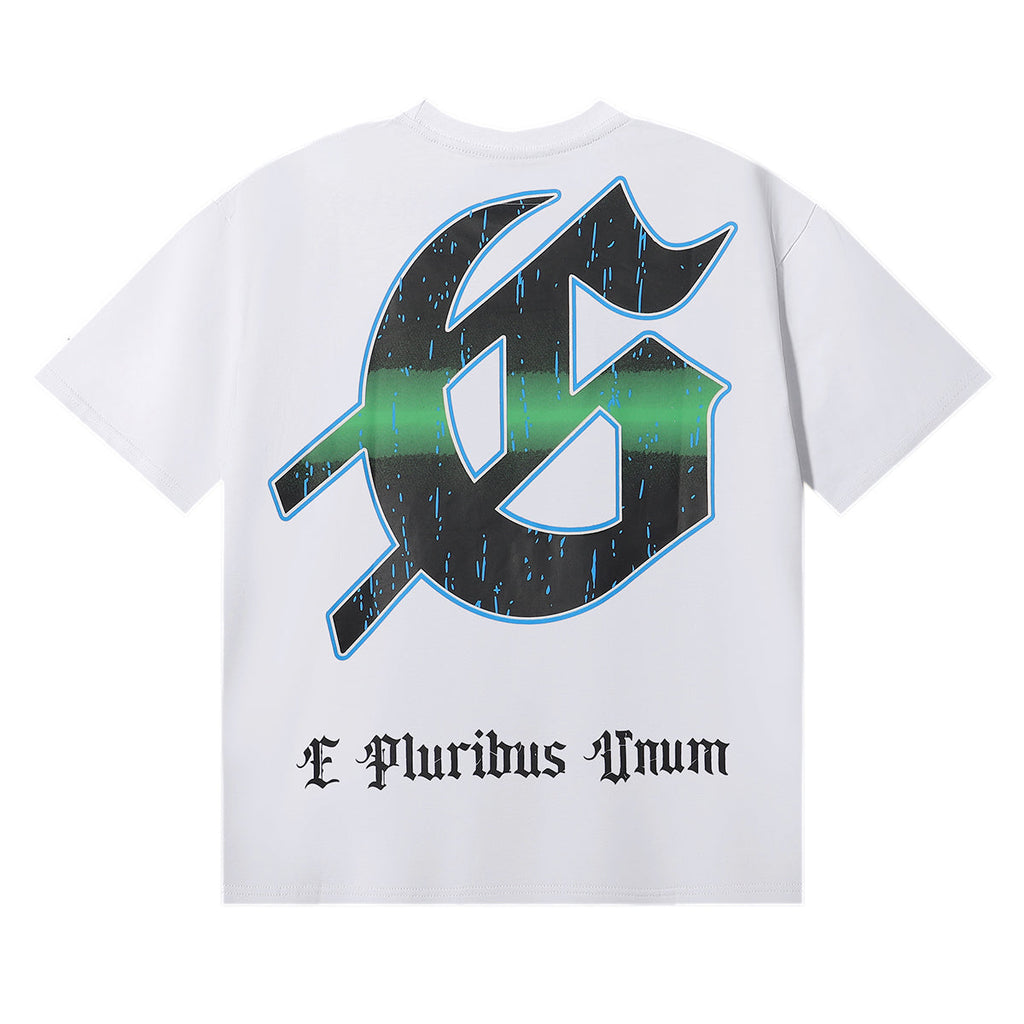 Godspeed T-shirts Play Card Magician Printing Cotton Casual Crew Neck Short Sleeve Men and Women