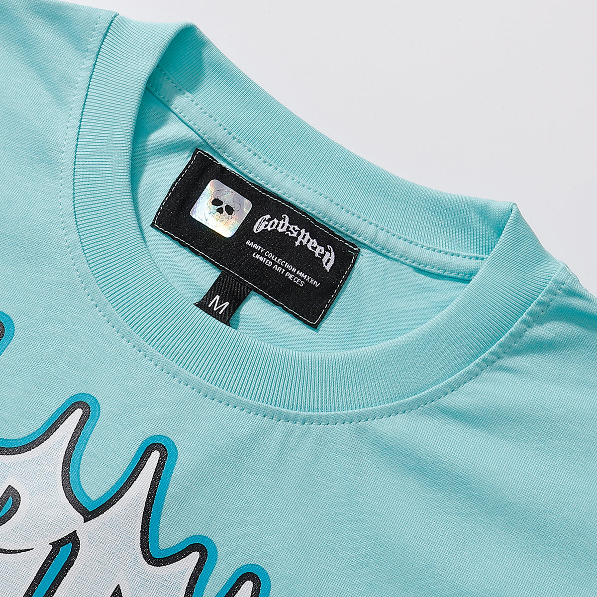 Godspeed T-shirts Helicopter Free Muse Printed Cotton Casual Short Sleeves Men and Women