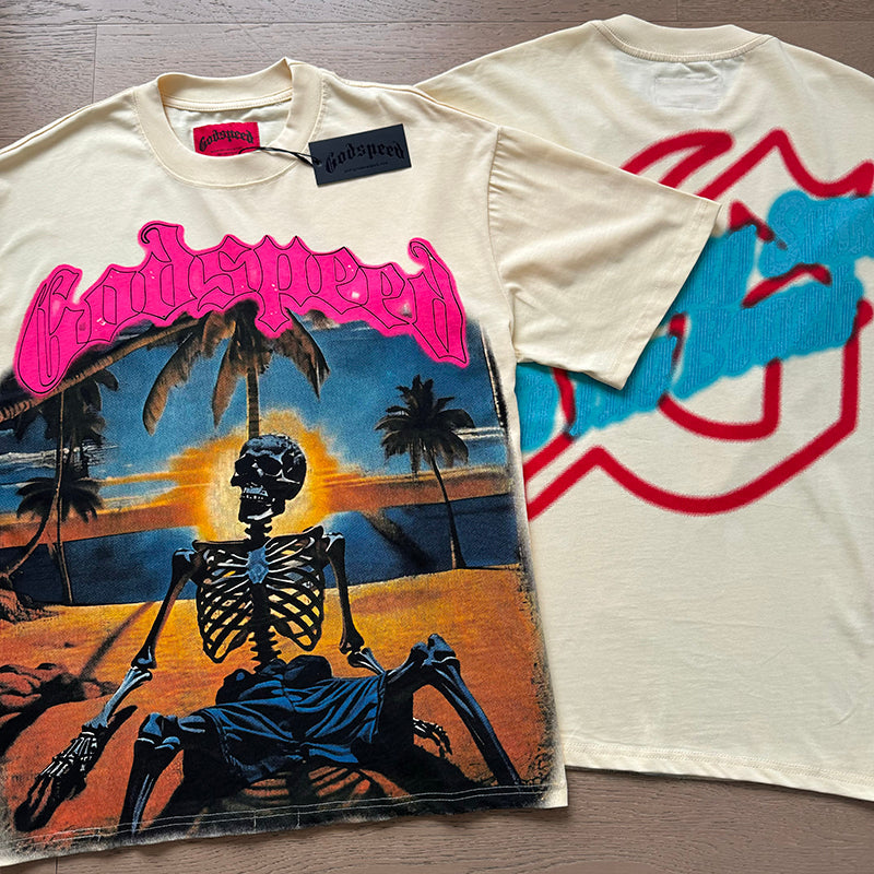 Godspeed T-shirts Retro Fantasy Pattern