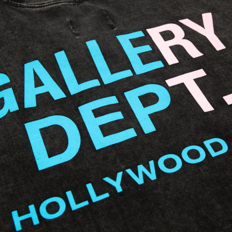 Gallery Dept T-shitrs Magic Letter Short Sleeve Lining