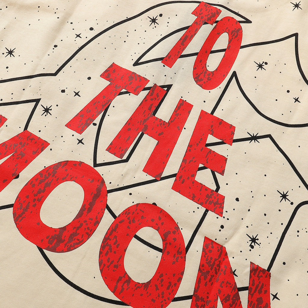 Godspeed T-shirts Astronaut Earth Gypsy Printing Cotton Casual Short Sleeve Men and Women