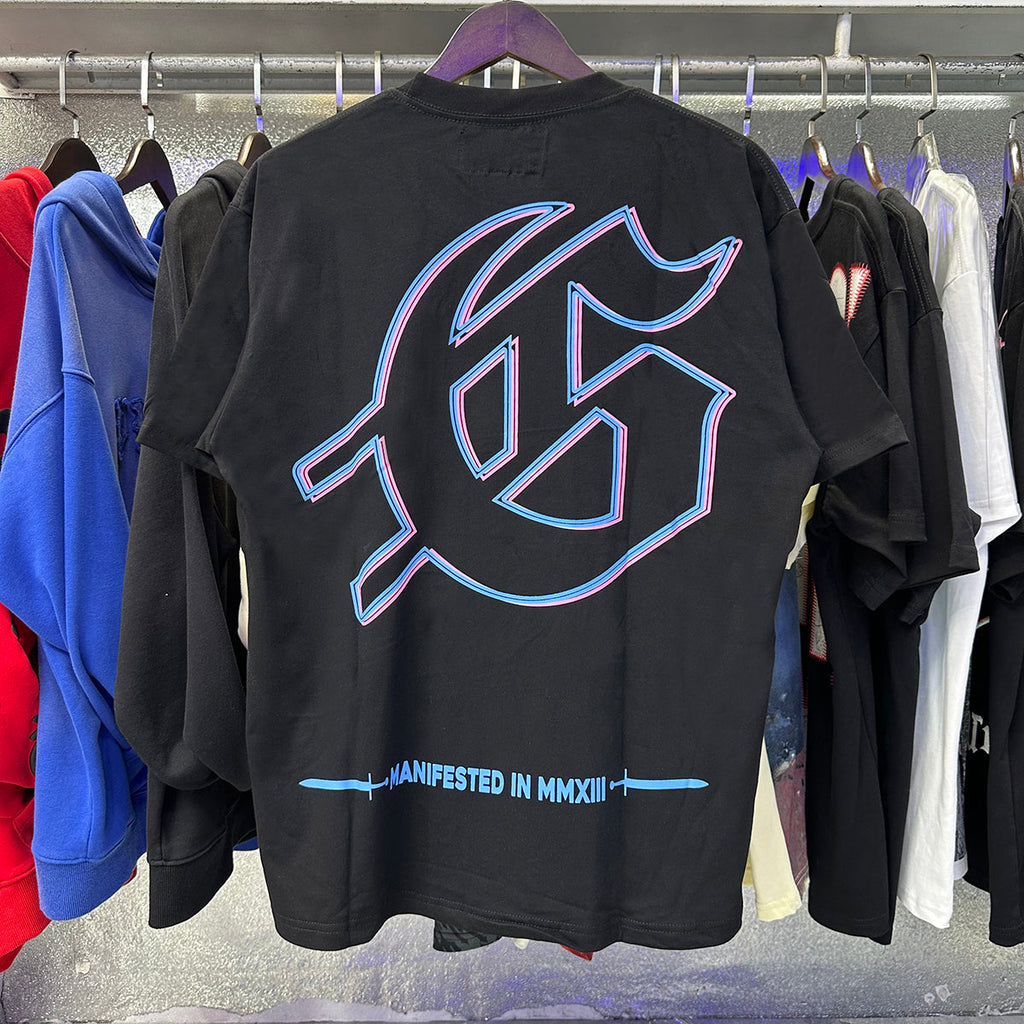 Godspeed T-shirts Skeletons Crowd Printed Cotton Casual Short Sleeves Men and Women