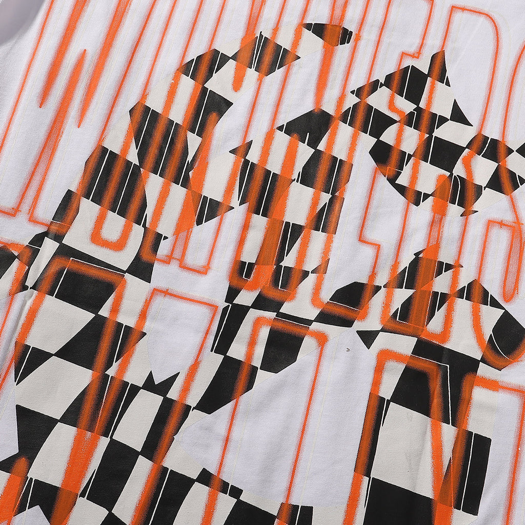 Godspeed T-shirts Racer F1 Champagne Printed Cotton Casual Short Sleeve T-shirts Men and Women