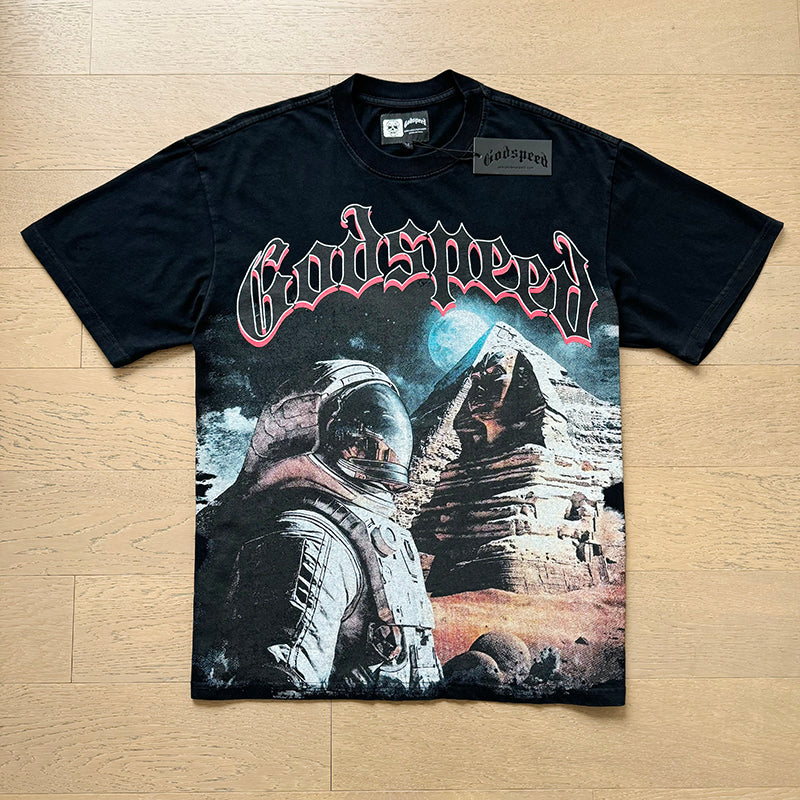 Godspeed T-shirts Retro Fantasy Pattern