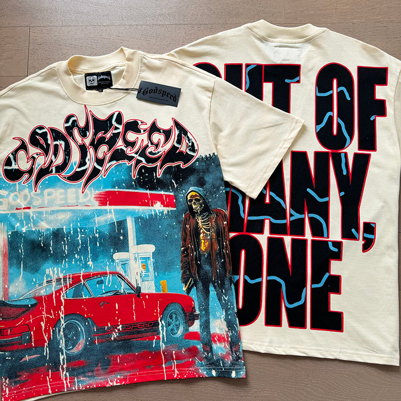 Godspeed T-shirts Retro Fantasy Pattern