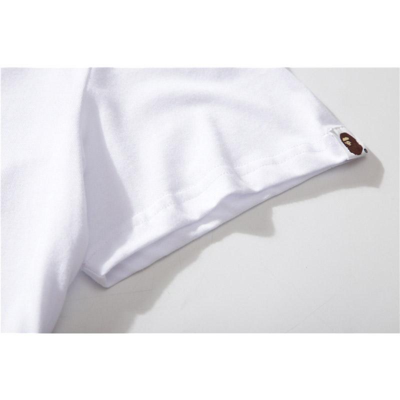 Bathing Ape T-Shirt Colorful Avatar Print Male and Female Couples Wear Youth Casual Top