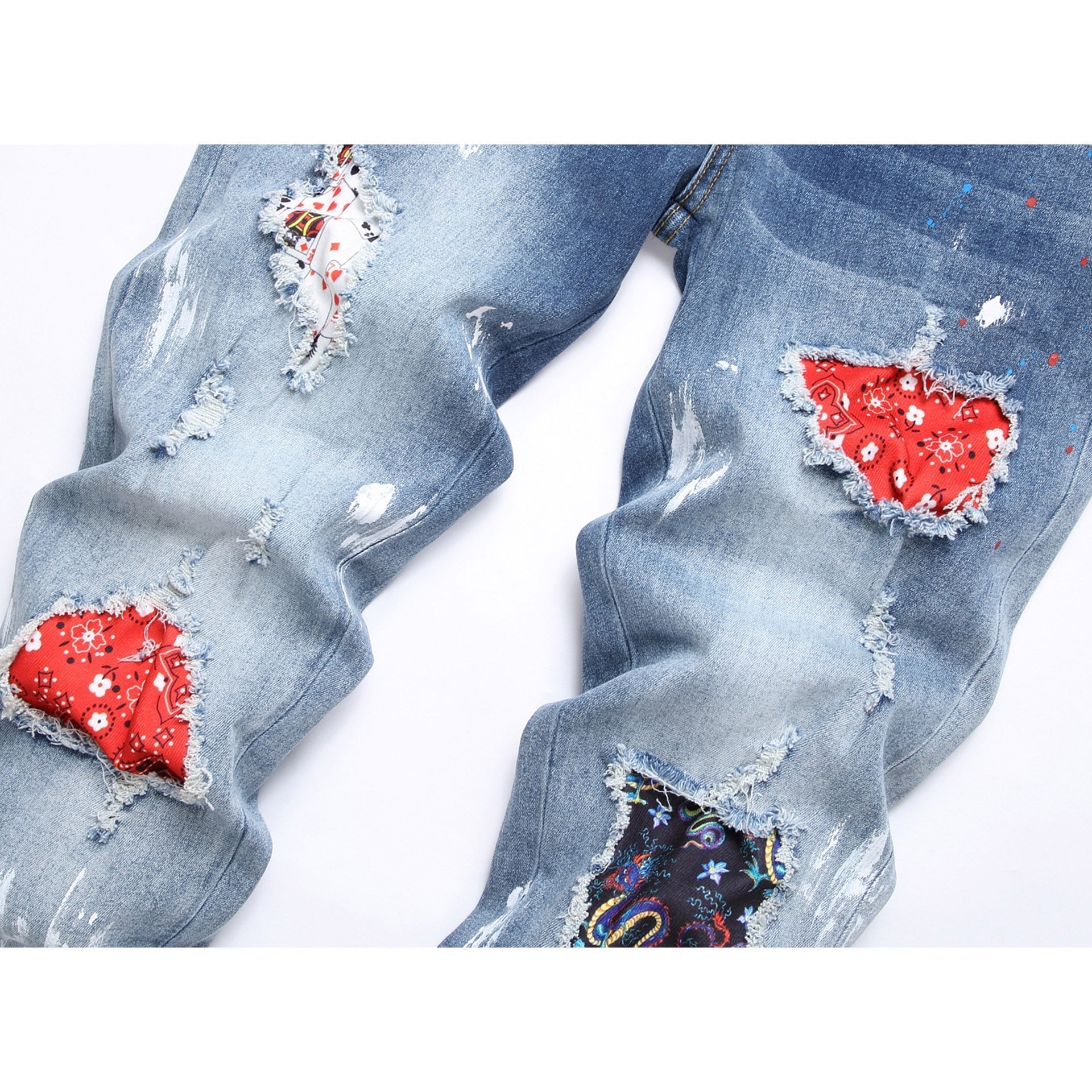 Amiri Jeans Ripped Stretch Jeans