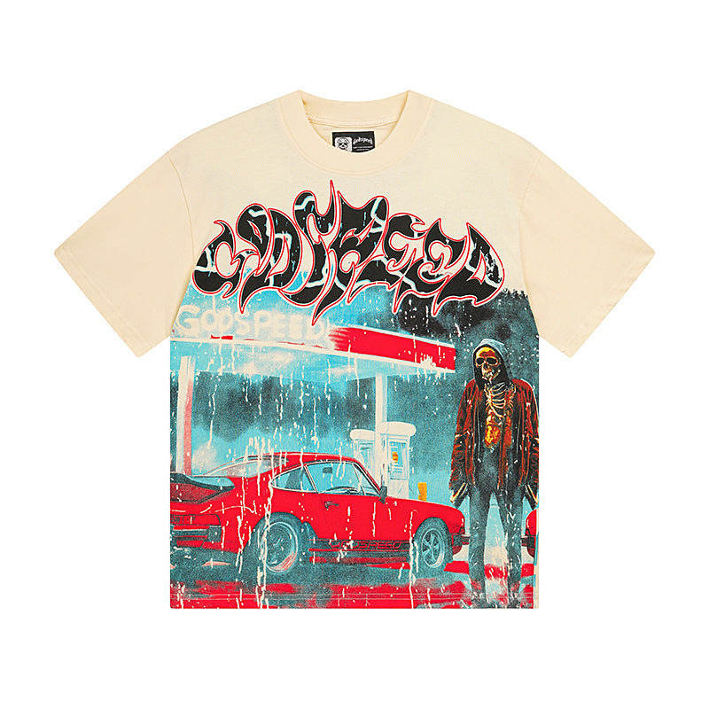 Godspeed T-shirts Retro Fantasy Pattern