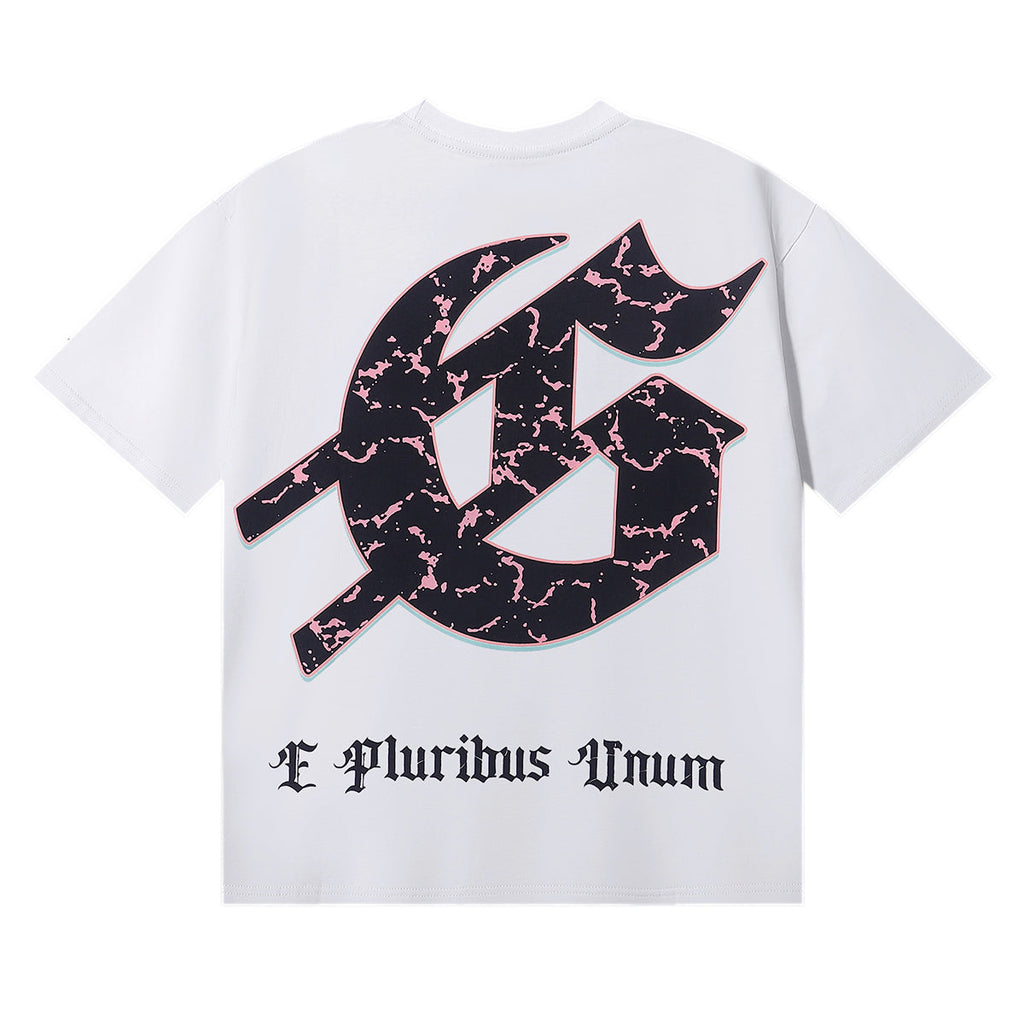 Godspeed T-shirts Technology Gaze Skull Printing Cotton Casual Short Sleeve Men and Women