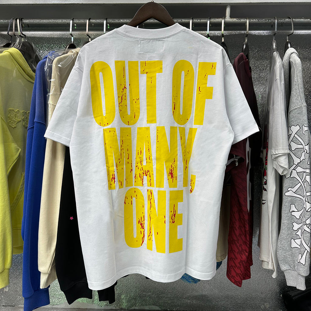 Godspeed T-shirts Knight Rose Print Cotton Casual Short Sleeve Men and Women