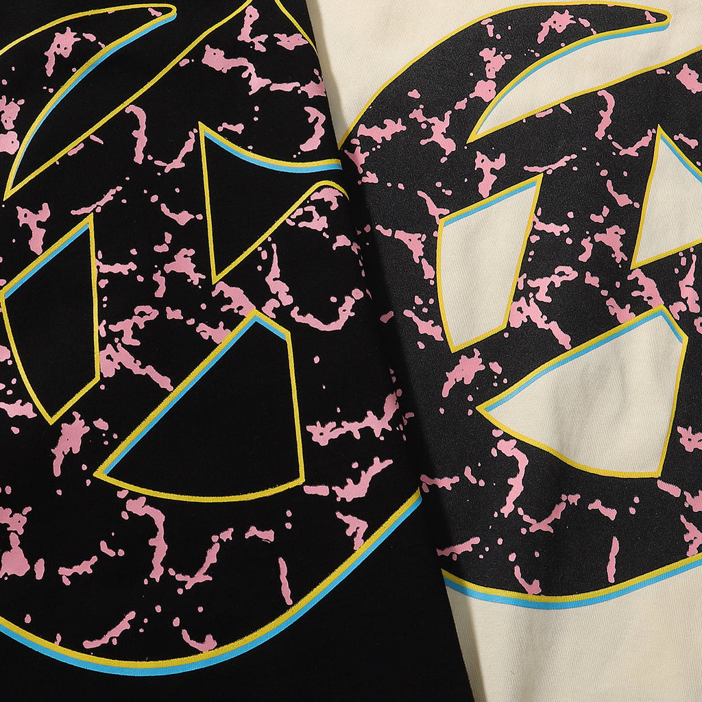 Godspeed T-shirts Guitar Skull Denim Print Casual Crew Neck Short Sleeve Men and Women